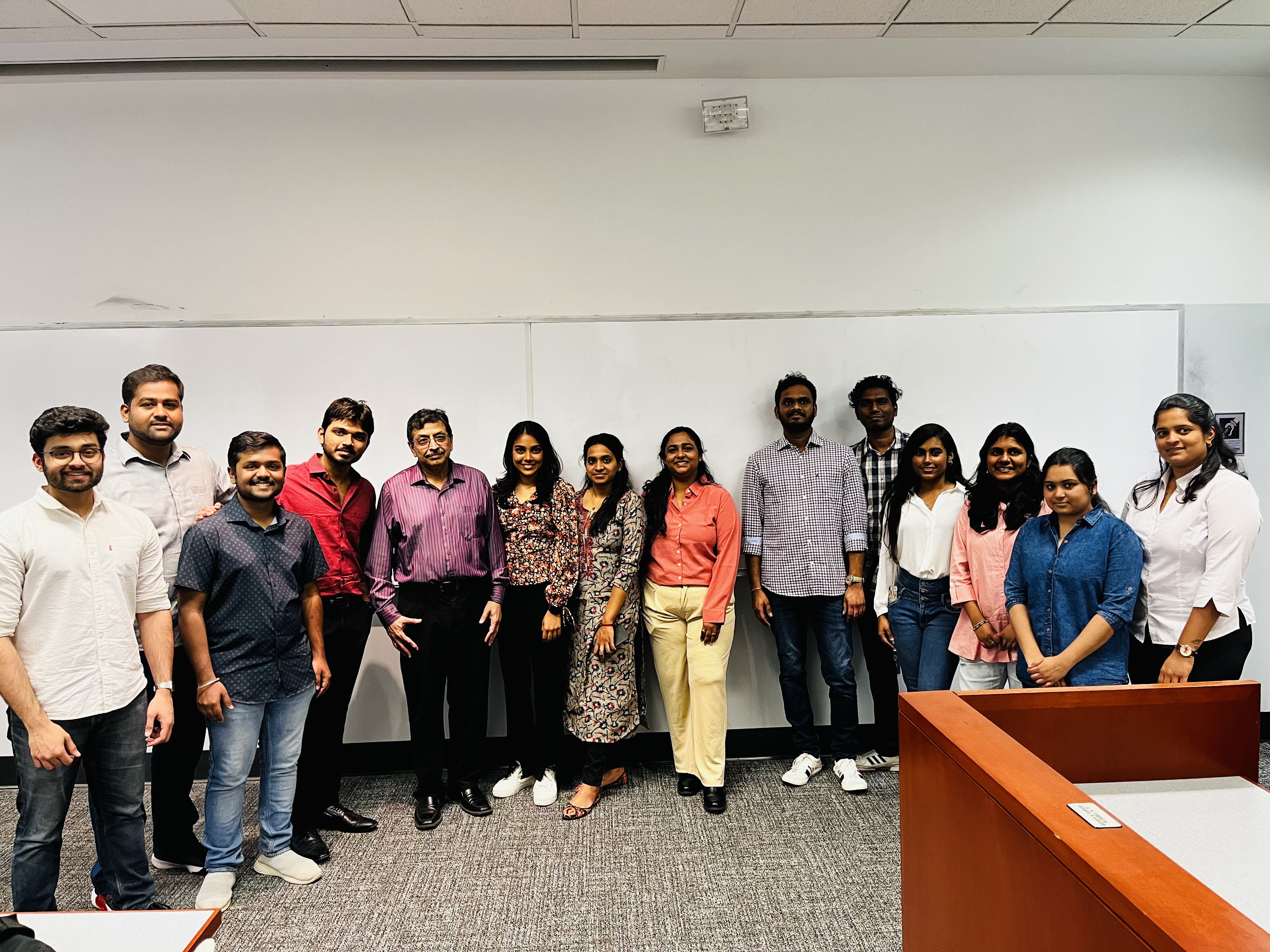 Students in the Drexel IEEE Graduate Chapter pose at the symposium.